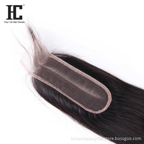 Wholesale Hot Selling 2x6 Lace Closure Brazilian Human Hair Straight Wave 2*6 Swiss Lace closure